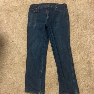 Classic Wrangler Blue Denim Jeans